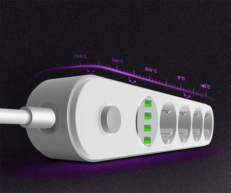 Spacetronik SR-203 Steckdosenleiste 4 USB-Anschlüsse