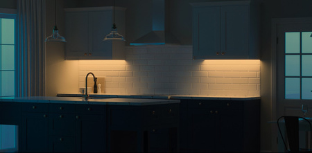 Lampka Podszafkowa LED 40cm 4000K Czarna z Sensorem Ruchu i Światła Uchwyt Magnetyczny Yeelight YLBGD-0045