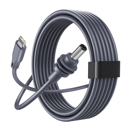 Kabel adapter zasilania USB-C na DC 2.5/5.5 100cm