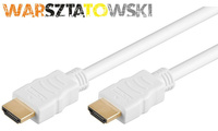kabel HDMI Goobay Gold White - 1M