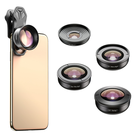 5w1 KIT Różne obiektywy do telefonu Apexel APL-HB5 - zdjęcie 2