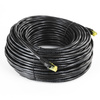 Kabel CU RJ45 CAT 6 U/UTP AWG24 czarny PE 60m