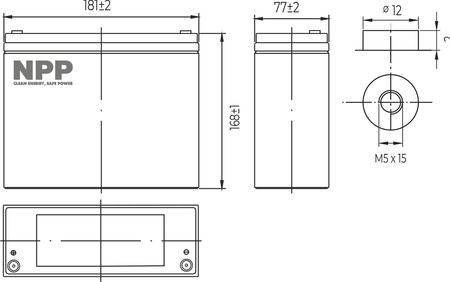 LFP LiFePO4 128V 30Ah T12 Batterie
