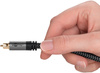 Kabel Optyczny Toslink Goobay Plus oplot tekstylny szaro-czarny 10m