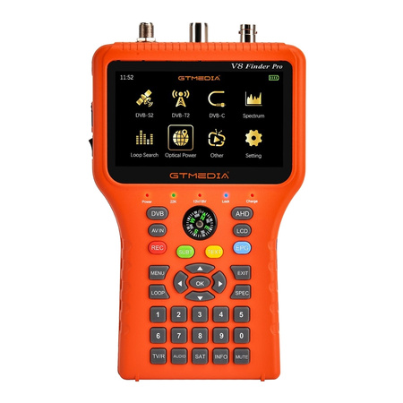 Miernik GTMedia FreeSAT V8 Finder PRO 2 DVB-S2X/T2/C H.265