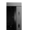 19'' 4U Rack 600x350mm BLACK Glastür