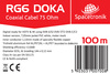 Kabel RG6 Spacetronik DOKA 4K Trishield 100m bound