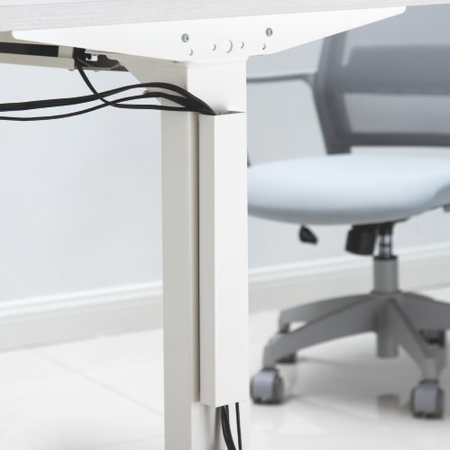 Magnetyczny organizer kabli korytko listwa Spacetronik SPK-351 w kolorze białym