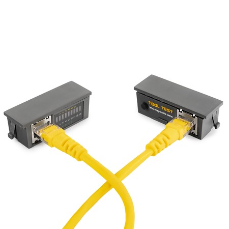 RJ45/RJ12/RJ11 Crimpzange mit LAN-Tester NT-CT04