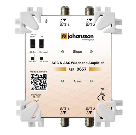 Wzmacniacz SAT Wide Band AGC ASC Johansson 9657