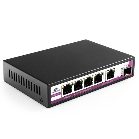 SWITCH 5 portów RJ45 2.5G +port SFP 10G SP-SGT105S