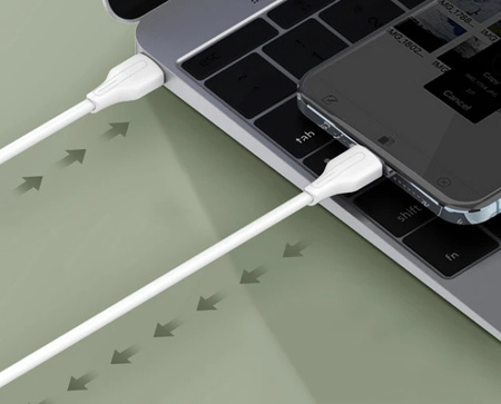 USB-A - Micro-USB Kabel LDNIO 20cm weiß LS540M