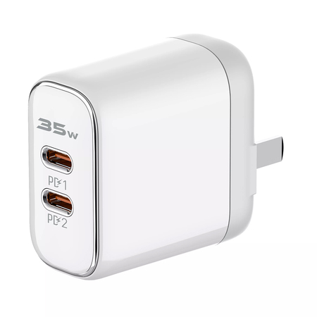 Ładowarka  2x USB-C 35W  kabel USB-C USB-C - zdjęcie 2