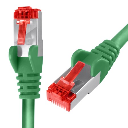 RJ45 CAT 6 S/FTP AWG27 LSZH Kabel 5m grün