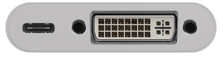 Adapter USB-C na DVI + USB-C z PowerDelivery Goobay