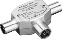 TV-Splitter 1/2 5-1000 MHz IEC-Stecker Goobay