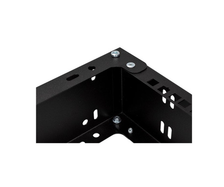 Uchwyt Rack ścienny 19" 6U 330mm Czarny