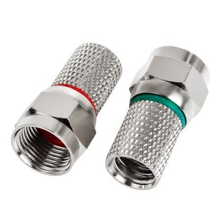 F-Stecker zum Aufschrauben MIX 6,5 mm/22,5 mm TV-FT07 50 St