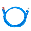 RJ45 CAT 6 S/FTP AWG27 LSZH blau Kabel 0,5m
