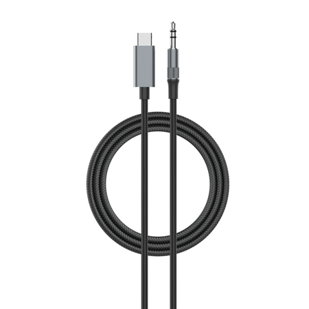 LS-Y81C kabel USB-C na jack 3.5 mm 1 metr czarny