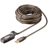 Kabel zasilający USB - wtyk DC 5,5x2,1mm Goobay czarny 1m