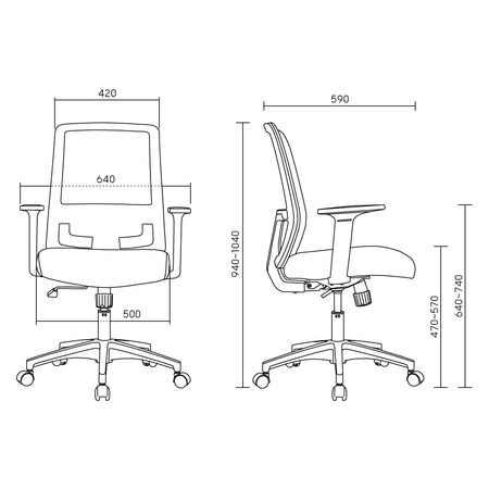 Ergonomischer Bürostuhl GRINGO-35