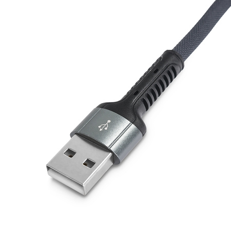 Kabel 3w1 do ładowania USB-A / USB-C + micro-USB + Lighting czarny LC93