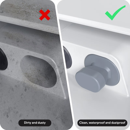 Stojak balkonowy gięty L-40cm czołowy z cybantami