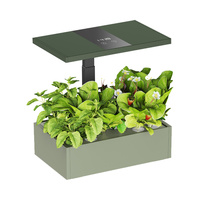 Inteligentna doniczka 10l SMART Garden zielona z ekranem LCD na ulubione rośliny przez cały rok Spacetronik SPGC20