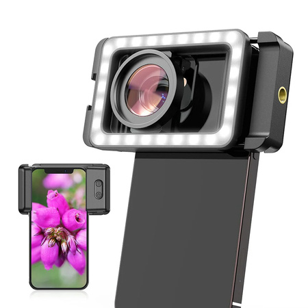 Apexel M15 15x Makroobjektiv mit LED 4K FULL HD