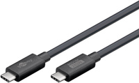 Kabel USB4 v2.0 USB-C 16K 60Hz 240W 80 Gb/s Power Delivery Goobay 1,2m czarny
