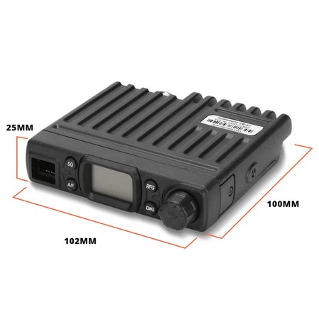 CB-Funkgerät Mini SQ/ASQ Verstärkung AM/FM Spacetronik CB-27