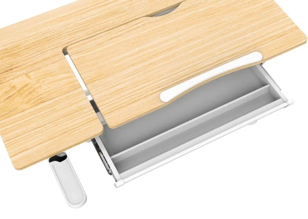 Elektryczne biurko dziecięce Spacetronik XD 112x60 cm (białe) OUTLET