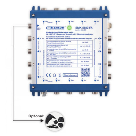 Multiswitch kaskadowy Spaun 5/5 na 12 SMK 55123 FA