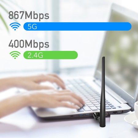 USB 2.0 Wi-Fi 5 AC Netzwerkadapter AP WU600