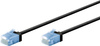 Kabel LAN Patchcord CAT 6A EXTRA FLEX czarny 2m