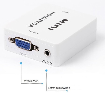 HDMI zu VGA + Audio-Konverter SPH-VA01