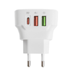 Super szybka biała ładowarka LDNIO Q334 32W 3 porty USB PD+QC4.0