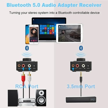 B06T3 Bluetooth-Audio-Empfänger 5.0 50m-Knopf