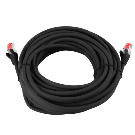 RJ45 CAT 6 S/FTP AWG27 LSZH schwarz 75m Kabel