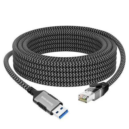 USB-A Gigabit Netzwerkkarte, Adapterkabel 3m