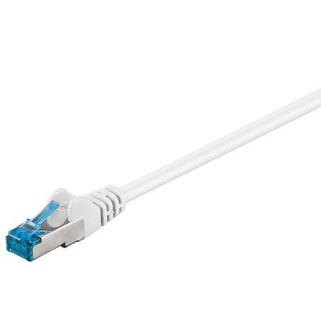 Kabel LAN Patchcord CAT 6A S/FTP biały 20m