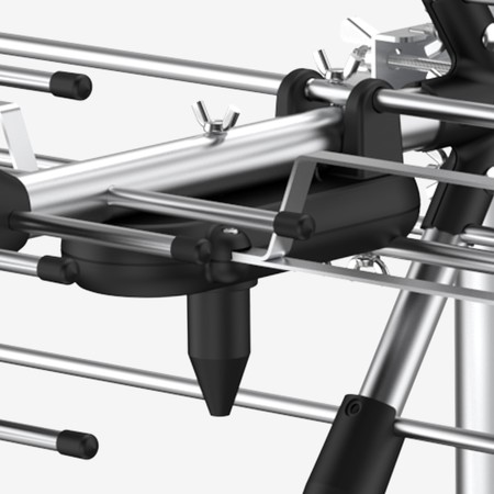 DVB-T2 Spacetronik EOS PRO Kombi-Antenne Schwarz