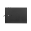 Szafa RACK 19'' 6U 350mm CZARNA Szklane drzwi