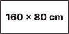 160x80 Proste