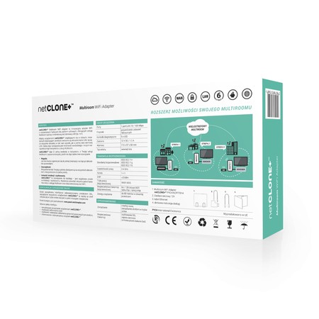 netCLONE+ Multiroom WiFi Adapter