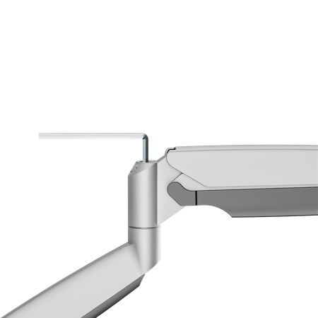 Spacetronik SPAS110S silberne Monitorhalterung