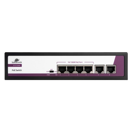 6-Port 100Mbps POE 65W SWITCH SP-SF1006P