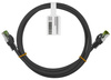 Kabel LAN Patchcord CAT 8.1 S/FTP cert. GHMT MIEDŹ czarny 3m