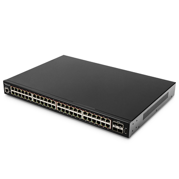 Switch zarządzalny L2 GS2048PS4 720W 48x PoE 10Gbps 4x porty SFP/TP 4x Uplink LAN